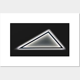 Glowing Triangle Posters and Art